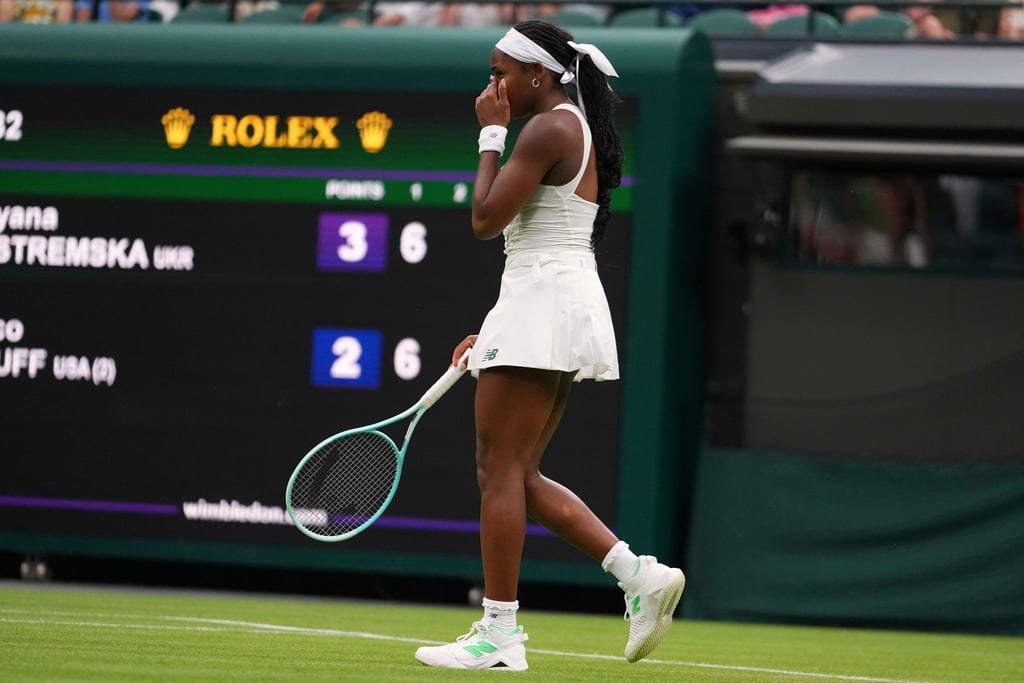 Mitfavoritin Coco Gauff verabschiedet sich in Runde eins.