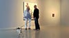 Zur Finissage der Ausstellung „Hartwig Ebersbach – Aus den Seiten einer Fibel“ kamen der Künstler (l.) und Neo Rauch. 