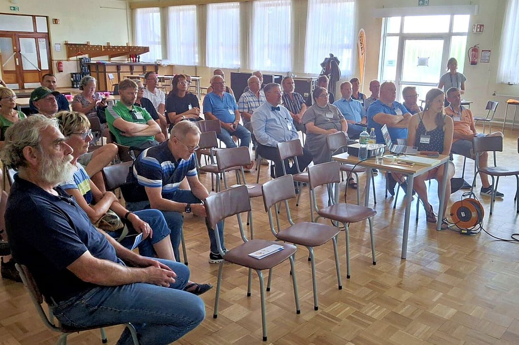 Der Saal im Kulturhaus Belleben war gut besucht.