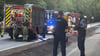 Am Abend waren 110 Einsatzkräfte der Feuerwehr vor Ort, um den Brand zu löschen.