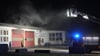 Das Gerätehaus der Feuerwehr Glesien brannte in der Nacht.
