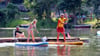 Sup-Cup-Teilnehmer bei der Premiere 2024 auf dem See in Kamern.