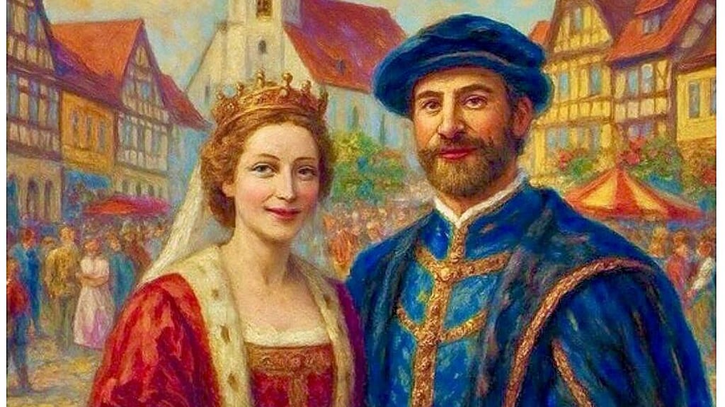 Mit diesem KI-generierten Bild wird für das Margarethenfest 2025 in Bad Schmiedeberg geworben.