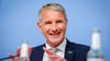 Thüringens AfD-Fraktionschef Björn Höcke traf sich mit dem Vorsitzenden der BSW-Fraktion, Frank Augsten. (Archivbild)