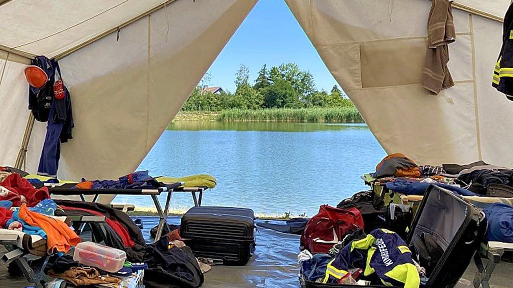 Zelten am Kiesschacht: Güsten bot einmal mehr beste Bedingungen.