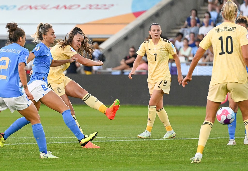 Hannah Eurlings ist eine von drei Spielerinnen von Union Berlin, die bei der Frauen-EM am Start sind.