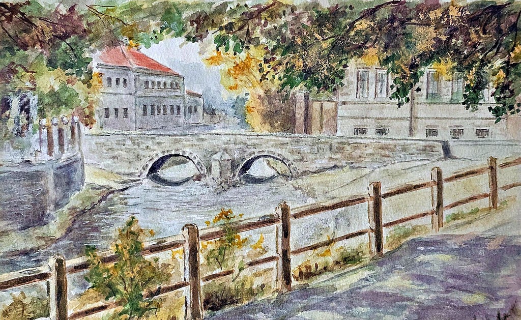 Über den Brücken, um 1955