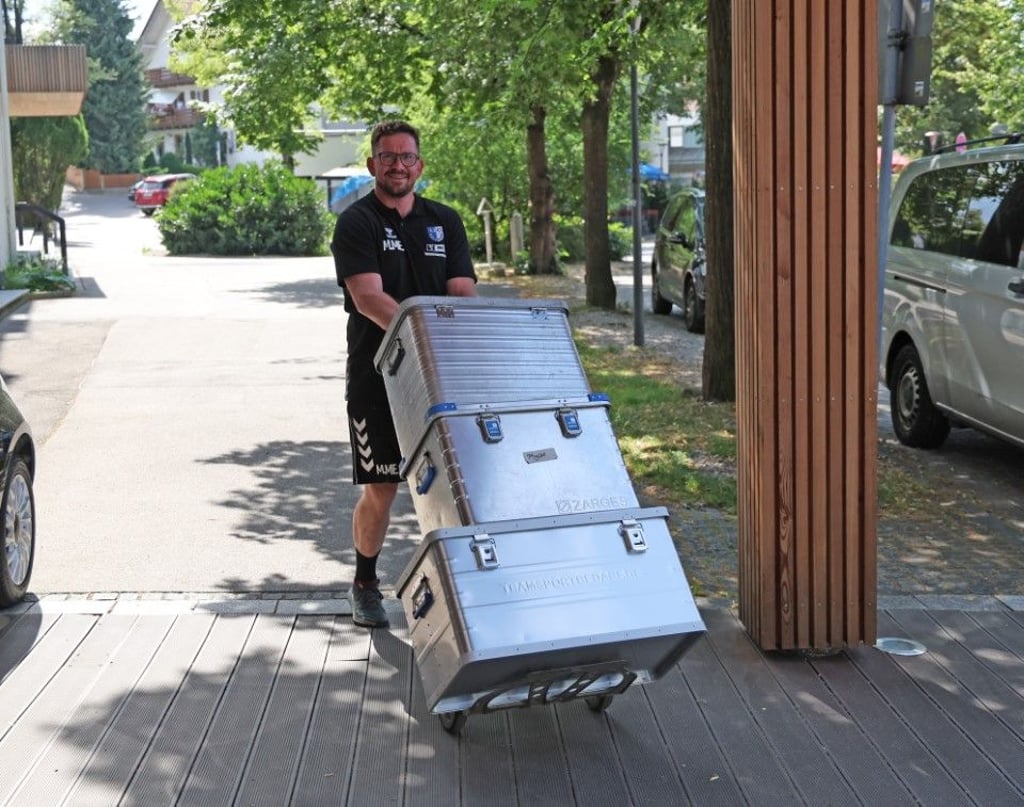 Der im Sommer neu zum FCM gekommene Physiotherapeut Matthias Meinel verspürt Tatendrang.
