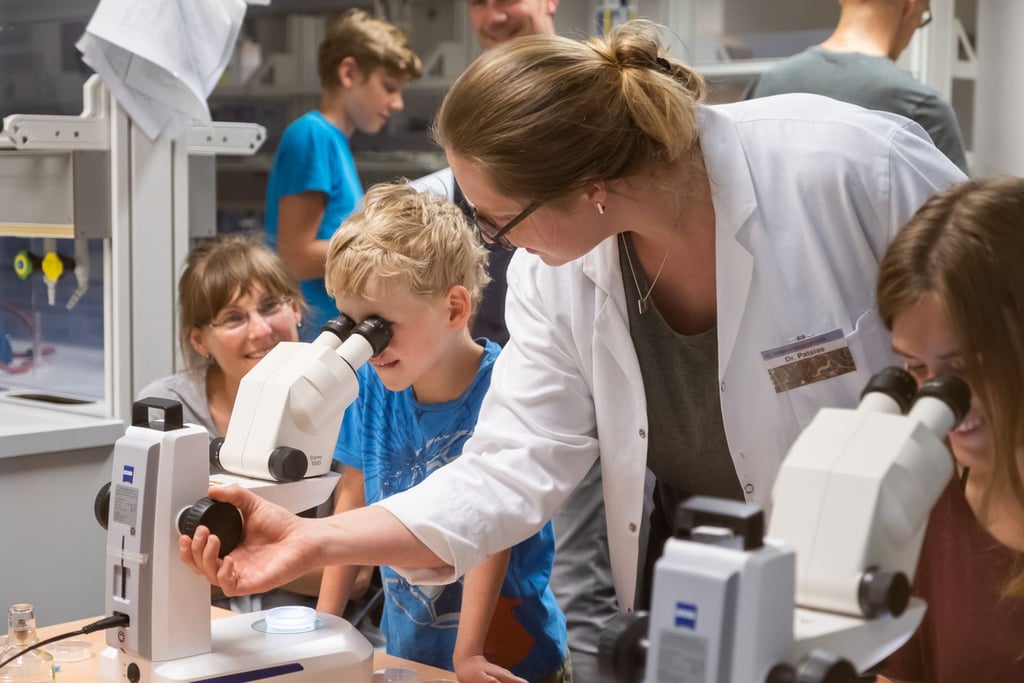 Auch für Kinder gibt es bei der Langen Nacht der Wissenschaften in Halle viel zu entdecken.