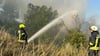Großeinsatz für die Feuerwehr an der Bahnstrecke zwischen Calbe und Schönebeck.