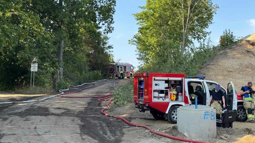 Die Brandstelle befand sich im Zeitzer Ortsteil Zangenberg.