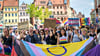 Den Wittenberger CSD haben etwa 460 Teilnehmende besucht.