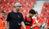 Die Mannschaft des Halleschen FC hat am ersten Spieltag gegen den BFC Dynamo Heimrecht.