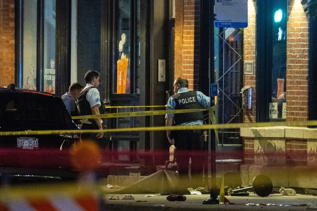 Vor einem Nachtclub in Chicago sind tödliche Schüsse gefallen.