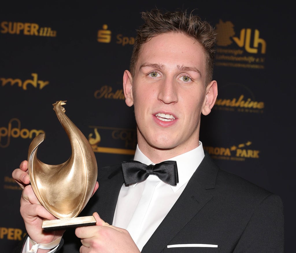 Im Vorjahr konnte sich SCM-Schwimmer Lukas Märtens nach seinem Olympiasieg über die "Goldene Henne" freuen.