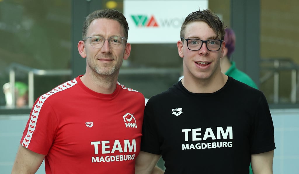Florian Giese (l.) und sein Schützling Pascal Rentsch.