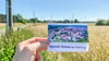 Mit Flyern werben die Energiewerke in Osterburg für den neuen Stromtarif aus regionaler Wind- und Solarkraft.