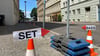Die Otto-von-Guericke-Straße und die Keplerstraße werden aktuell als Filmset für die MDR-Krimireihe "Polizeiruf 110" genutzt.