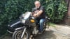 Manchmal fährt Andreas Steinsdörfer mit seinem MZ-Gespann durch den Harz.
