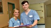 Loriana Elstner und Kevin Radtke absolvieren derzeit das zweite Ausbildungsjahr an der Pflegeschule des Altmark-Klinikums. 
