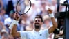 Novak Djokovic feiert eine besondere Bestmarke.