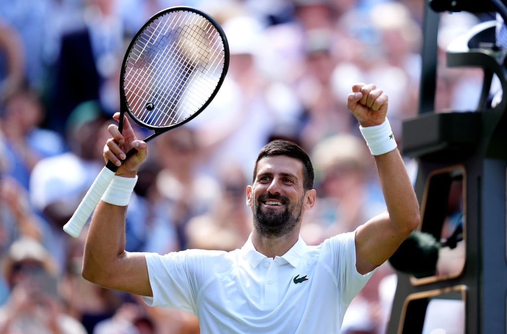 Novak Djokovic feiert eine besondere Bestmarke.