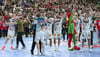 So ausgelassen freuten sich die SCM-Handballer nach dem Gewinn der Champions League.