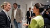 AfD-Chefin Alice Weidel und BSW-Gründerin Sahra Wagenknecht hatten sich im Herbst 2024 beim Sender „Welt“ zum TV-Duell getroffen. Gespräche beider Parteien befürworten beide Seiten. (Archivbild)