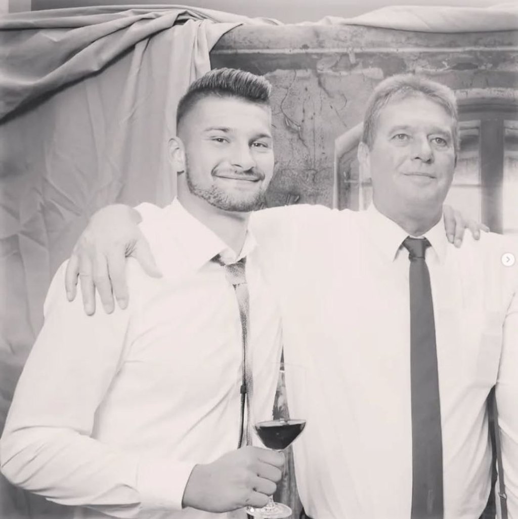 Kai Brünker (li.) mit seinem Vater Dirk.