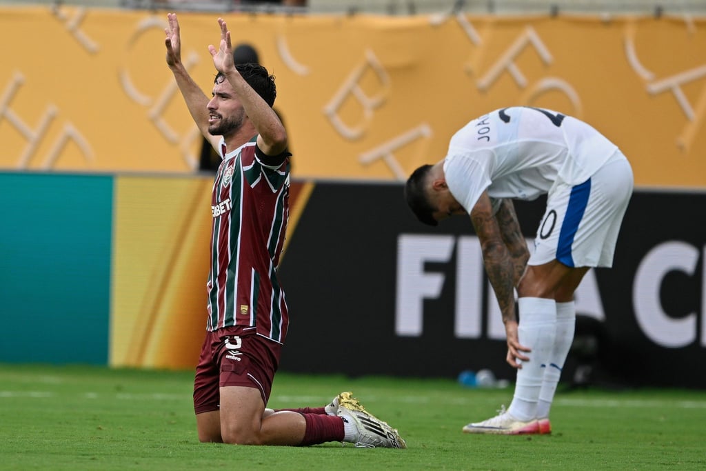 Matheus Martinelli von Fluminense jubelt nach seinem Tor gegen Al-Hilal.