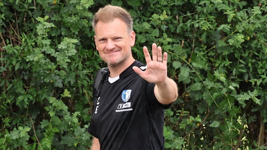 Markus Fiedler, Cheftrainer vom 1. FC Magdeburg, im Trainingslager in Bad Wörishofen.