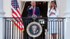 US-Präsident Donald Trump und First Lady Melania Trump feiern den Unabhängigkeitstag.