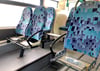Auf der Linie 712 ist von Burg nach Gommern ein Bus eingesetzt worden, dessen Sitze offensichtlich nicht genutzt werden können. Weil die Sitzflächen fehlen.