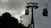 Die Kabinen-Seilbahn zum Hexentanzplatz in Thale fährt nur bis 18 Uhr. 