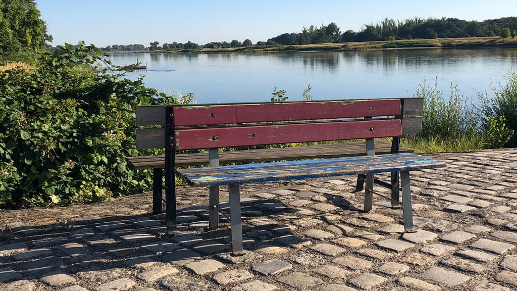 Rasten an der Elbe: Das ist nun auf gebrauchten Bänken möglich, die jetzt in Magdeburg aufgestellt wurden.