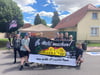 Auch im vergangenen Jahr gab es Protest gegen das Sommerfest des rechtsextremen Verlags „Antaios“ in Schnellroda.