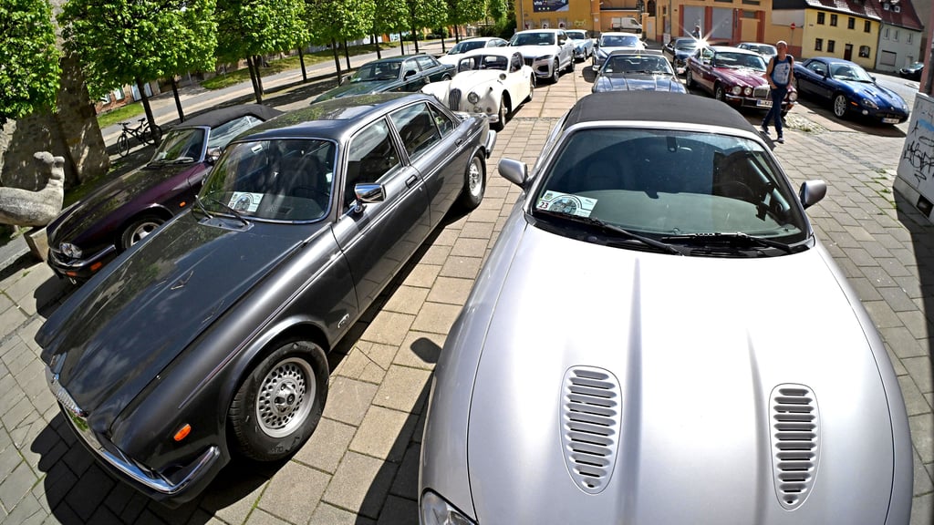 Die Herzen der Oldtimerfreunde werden in Aschersleben bald wieder höher schlagen, wie hier bei einem früheren Jaguar-Treffen.
