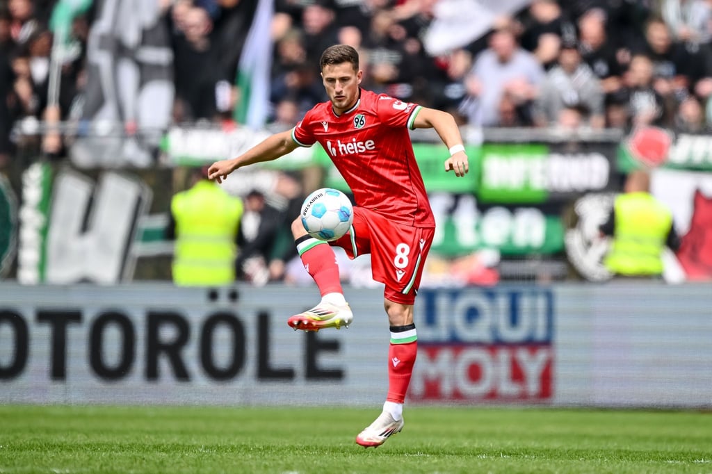 Enzo Leopold erzielte das 1:1 für Hannover 96.