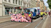 Die Klangkarawane ist am Wochenende vom Hallmarkt bis nach Halle-Ost gezogen. 