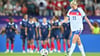 Titelverteidiger England um Stürmerin Alessia Russo legt einen Fehlstart hin.
