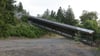 Beim zweiten Versuch glückte der Abriss der Inselbergschanze.