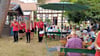 Beim Erdbeerfest in der Heimvolkshochschule Alterode spielte auch der Spielmannszug.