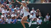 Laura Siegemund jubelt ausgelassen über ihren Achtelfinaleinzug.