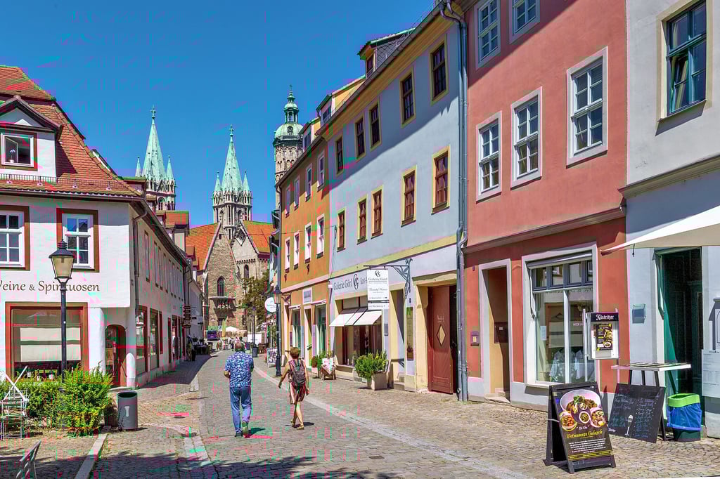 Am Steinweg in Naumburg entstanden in den letzten Jahren zahlreiche neue Ferienwohnungen.