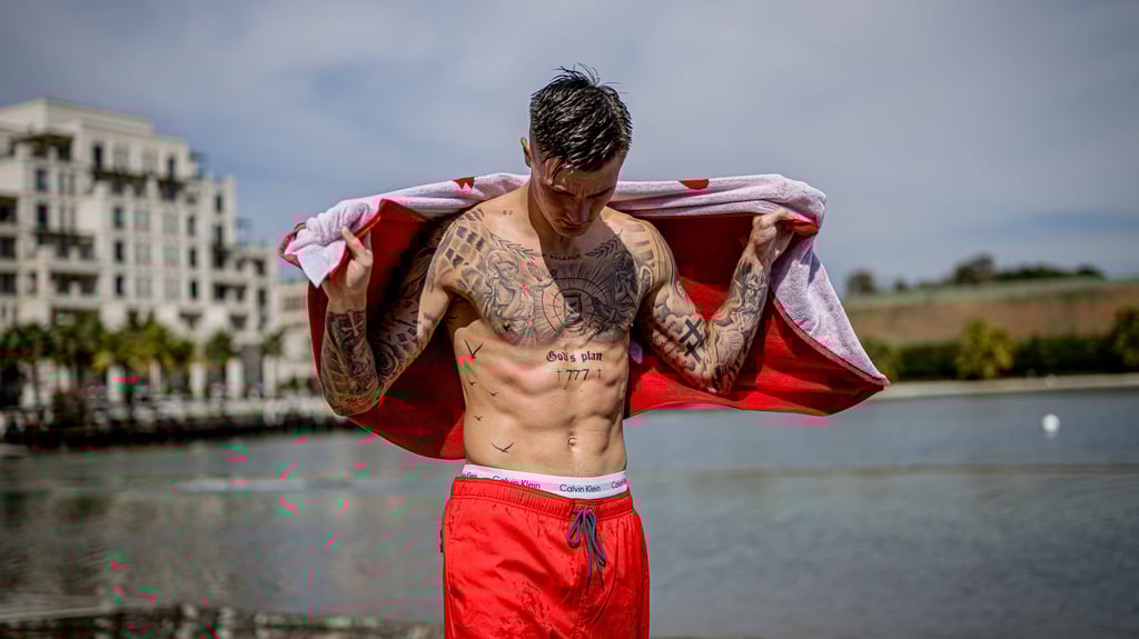 Bleibt er bei RB? Benjamin Sesko bei der Marketingreise nach Brasilien.