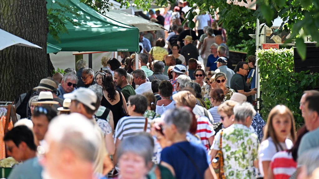 Zahlreich strömten die Besucher an allen drei Tagen in den Ascherslebener Stadtpark.