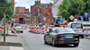 Bauarbeiten an der Bahnhofstraße in Stendal: Autofahrer   werden umgeleitet und können die Sperrung aus Richtung Bahnhof  umfahren. 