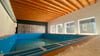So sieht es akutell im neuen Schwimmbad des Hotels „Der Kräuterhof“ in Drei Annen Hohne aus - das Becken ist zehn Meter lang.