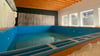 So sieht es akutell im neuen Schwimmbad des Hotels „Der Kräuterhof“ in Drei Annen Hohne aus - das Becken ist zehn Meter lang.