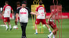 Lukas Kwasniok leitete seine erste Einheit als Trainer beim 1. FC Köln.